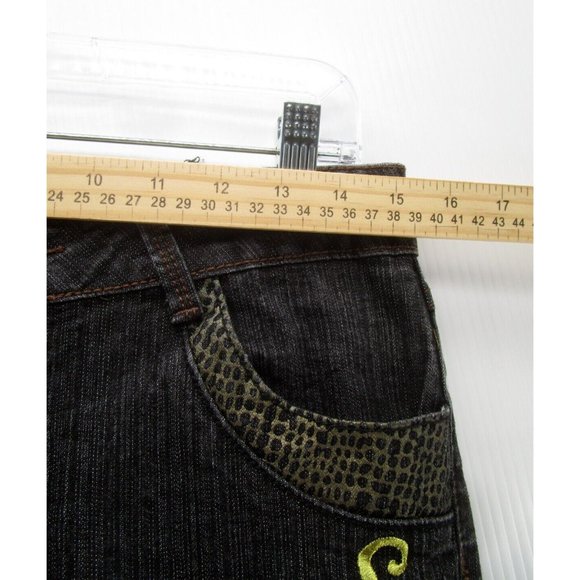 Southpole Jeans 7 Bootcut Denim Pants Embroidered Hip Hop Juniors - Picture 4 of 11